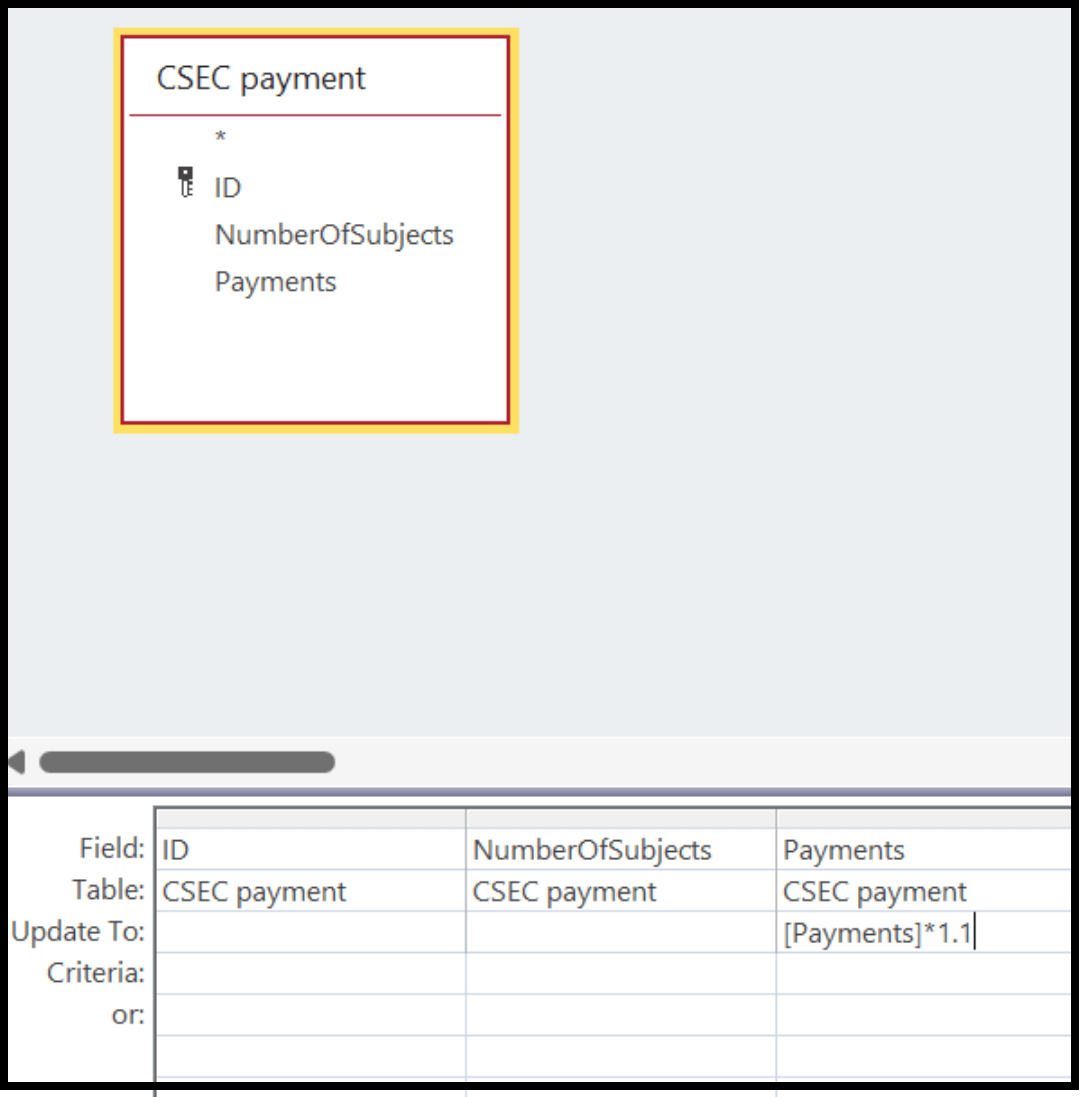 Update Query