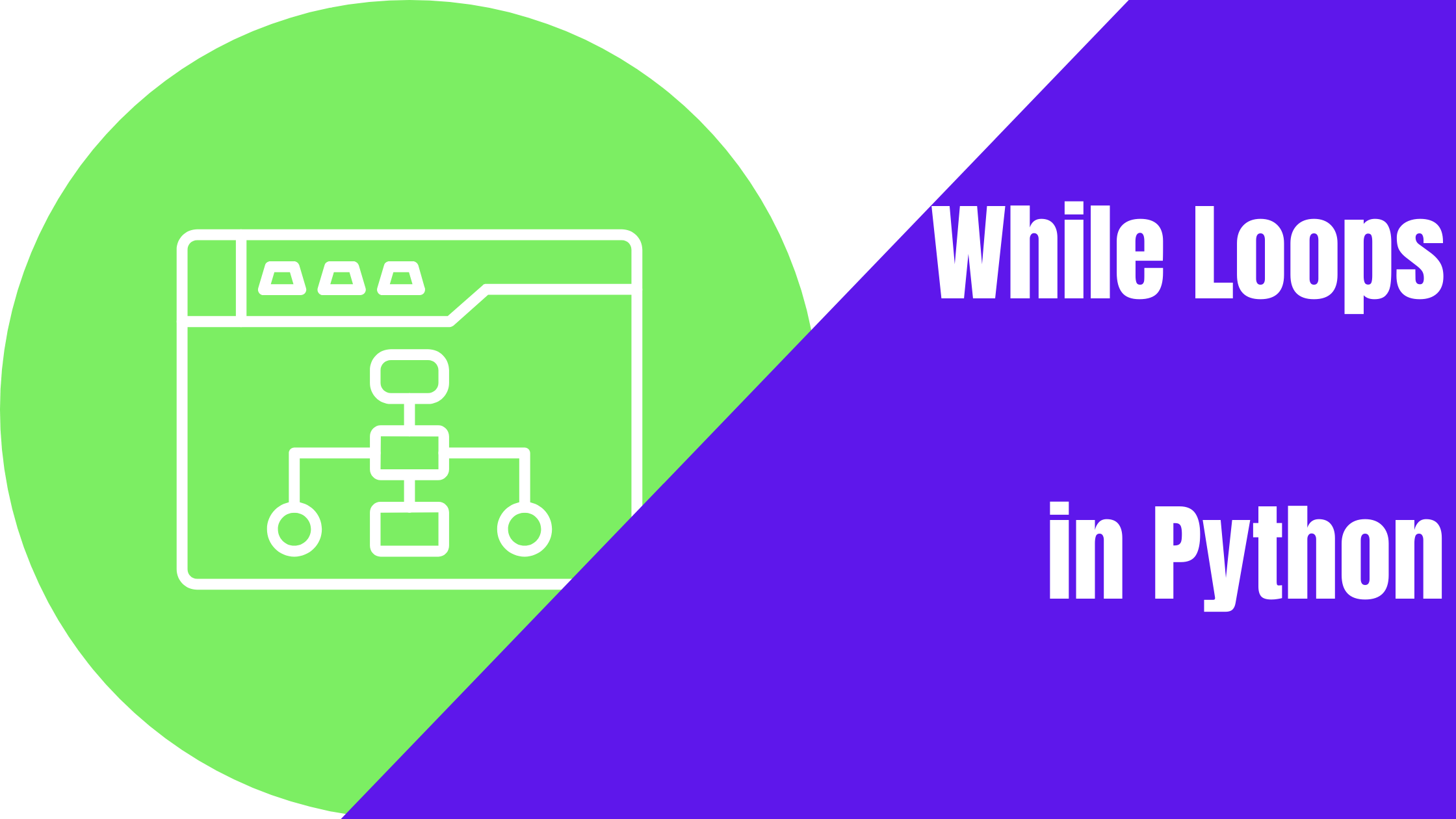Illustration of while loops in Python